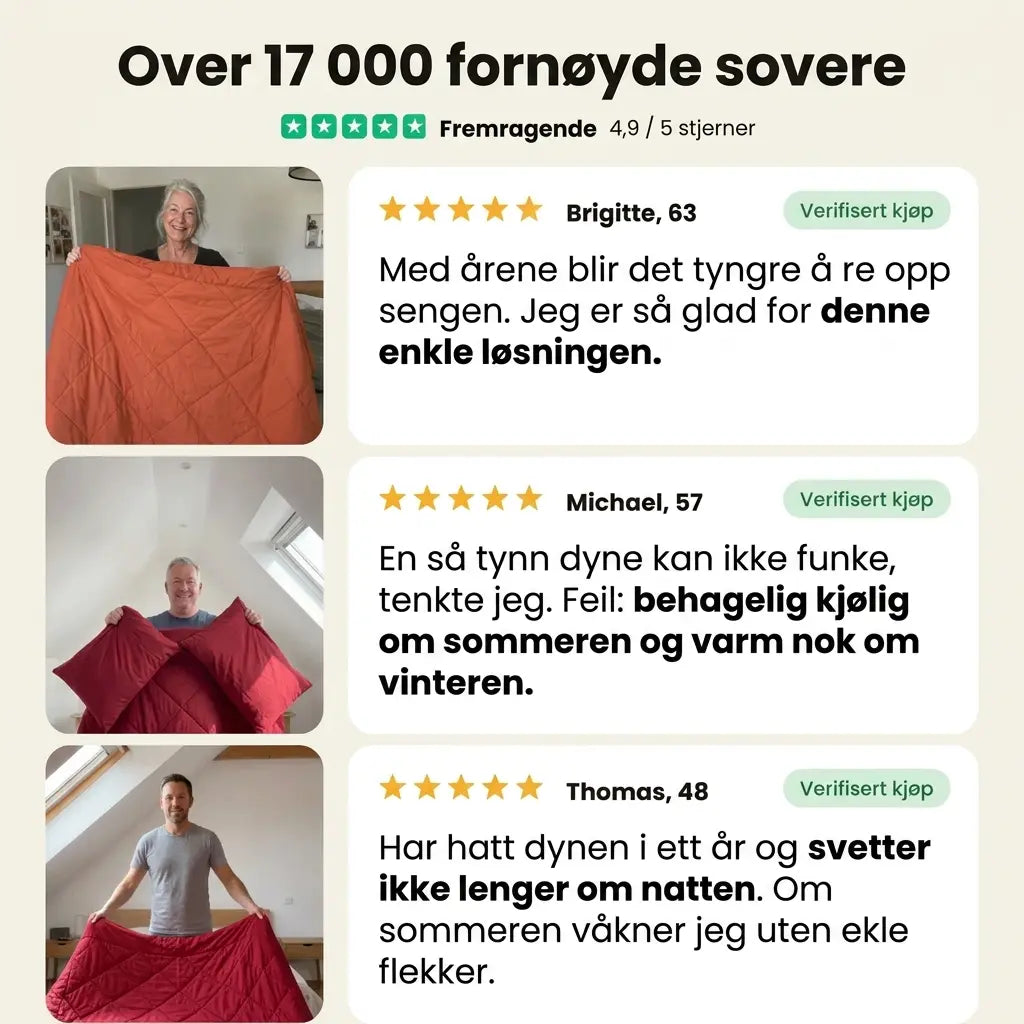 EnkelDyne® – Den hurtigtørkende 2-i-1-dynen som gjør slutt på dynetrekk